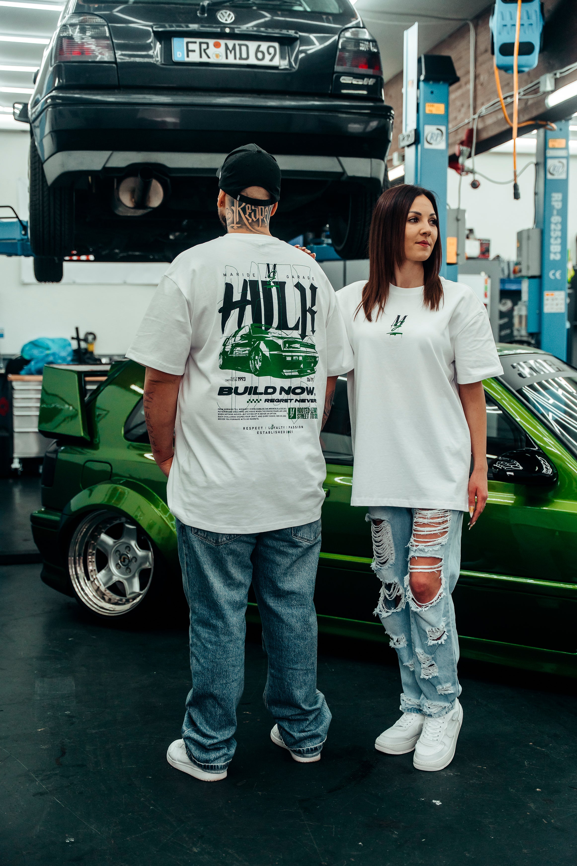REGRET NEVER TEE - WHITE