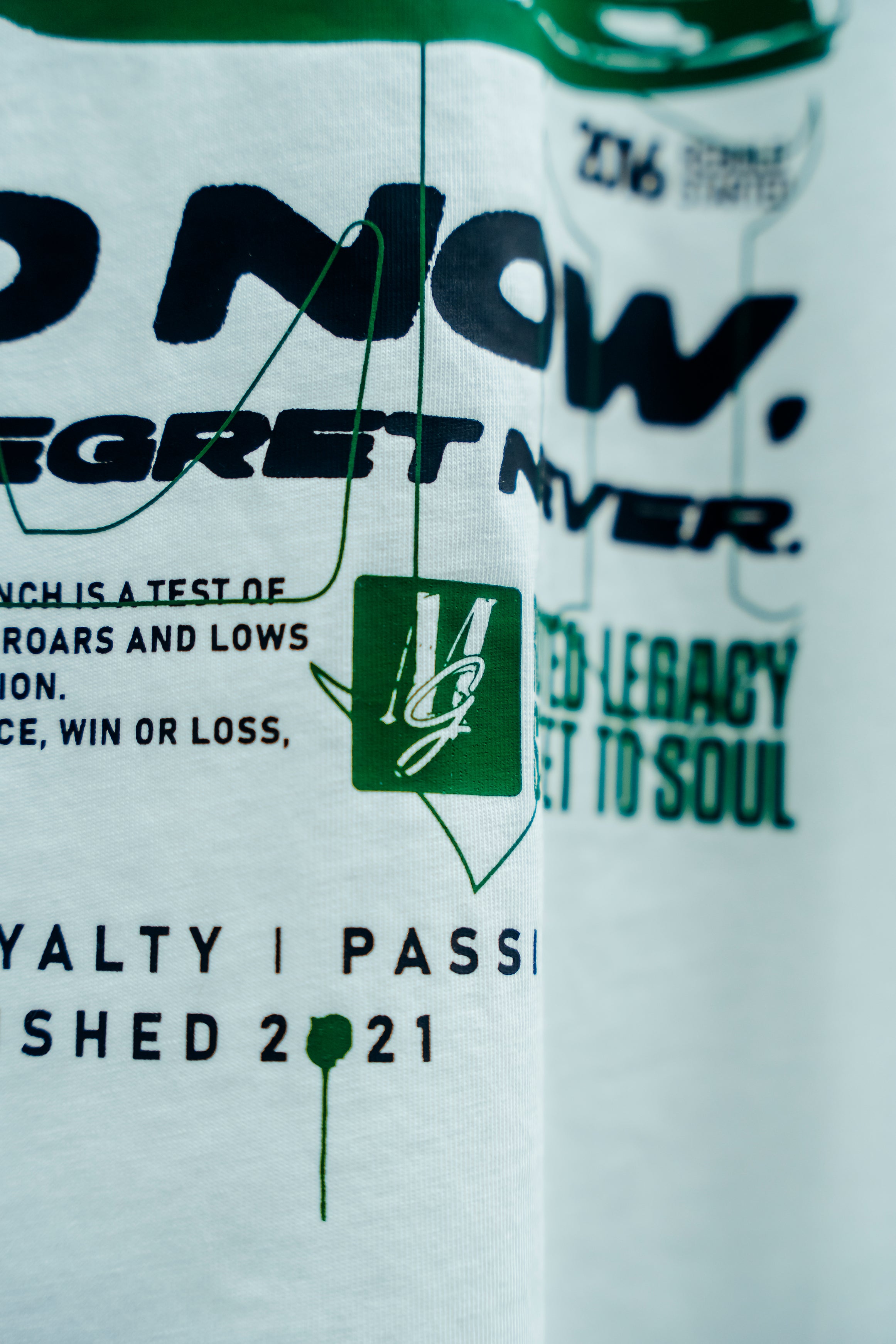 REGRET NEVER TEE - WHITE